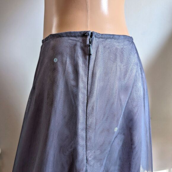 NWT Vintage Y2K Express Maxi Skirt Prom Sequin Mermaid Whimsygoth Size 7 - Picture 9 of 15